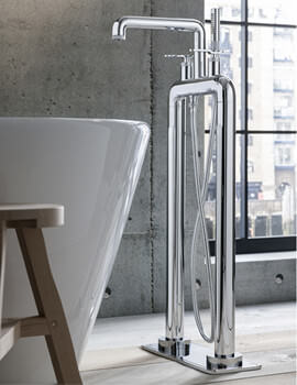 Crosswater Union Free Standing Bath Filler And Shower Kit - Image