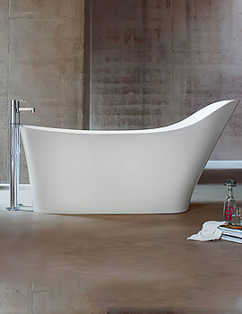 Clearwater Nebbia Natural Stone Freestanding Bath 1600 x 800mm - Image