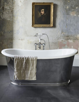 Clearwater Balthazar 1675 x 761mm Clearstone Freestanding Bath - Image