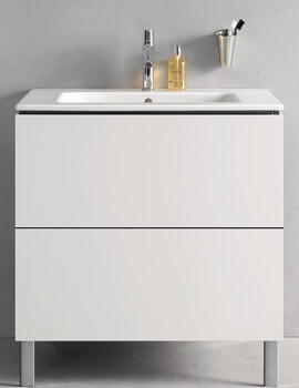 L-Cube Floor Standing 2 Drawer Vanity Unit For Me By Starck Basin