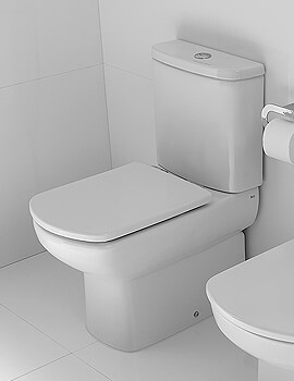 Roca Senso Compact White WC Pan With Cistern - 342518000 - Image