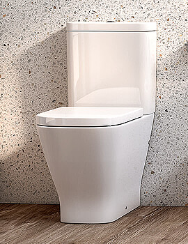 Roca The Gap Comfort Height White Close Coupled WC Pan With Cistern - Image