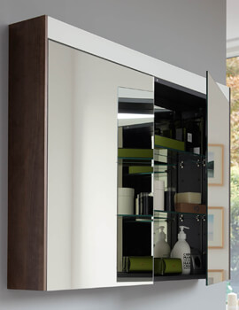 Brioso 1220mm x 760mm Double Door Mirror Cabinet