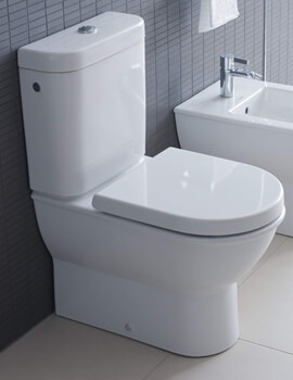 Duravit Darling New 370 x 630mm Close Coupled Toilet With Cistern - Image