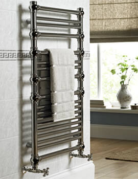 Vogue Penthouse 550 x 1100mm Traditional Towel Rail Chrome - Image