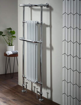 Holborn Howard Traditional 574 x 1500mm Heated Towel Rail - Image