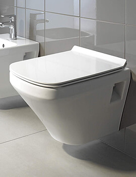 Duravit DuraStyle 370 x 480mm Compact Wall Mounted Toilet - Image