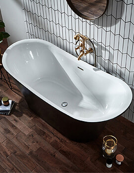 Holborn Bow Traditional 1800 x 800mm Double Ended Freestanding Bath