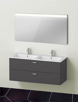 XBase 1150mm Wall Mounted 2 Drawer Vanity Unit For D-Code Basin