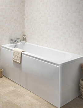 IMEX Curve White 1700 x 700mm Single Ended Bath - Image