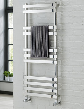 Gallant 500mm Wide Stainless Steel Straight Towel Rail