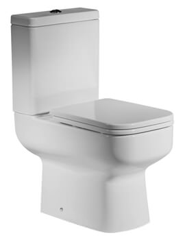 Roper Rhodes Geo 340 x 655mm Close Coupled WC With Cistern And Seat - Image