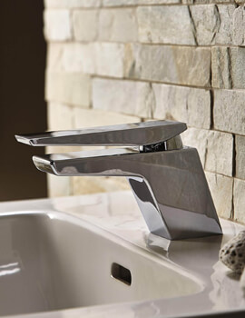 Bristan Sail Basin Chrome Mixer Tap With Clicker Waste - Image