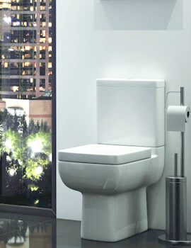 Kartell K-Vit Options 600 Back-To-Wall WC Pan And Cistern - Image