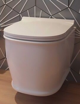 Liberty White Rimless 520mm Wall Hung WC