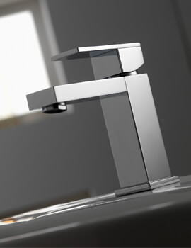 IMEX Bloque Chorme Basin Mixer Tap With Clicker Waste - Image