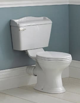 Hudson Reed Chancery 710mm Close Coupled WC Pan White With Cistern - Image