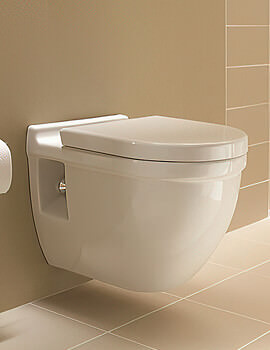 Duravit Starck 3 540mm White Wall Mounted Toilet - 2200090000 - Image