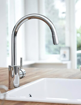Grohe Concetto Single Lever Monobloc Sink Mixer Tap - Image