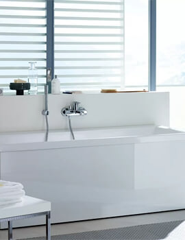 Duravit Vero Double Ended Bath With Two Backrest Slope - Image