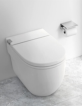 Roca Meridian N In Tank Floor Standing White Back To Wall Toilet - Image