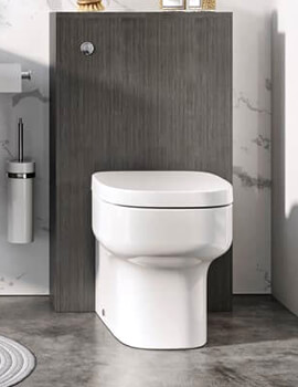 Crosswater Kai S back To Wall White Toilet With Soft Close Seat - Image