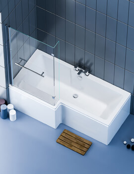 Pura Quadro Shower Bath - Image