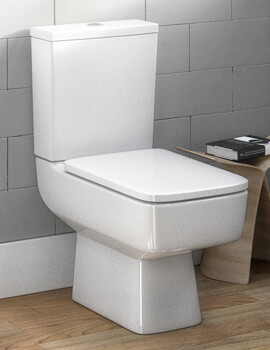 Bliss 370 x 610mm Semi Flush To Wall Pan White And Cistern
