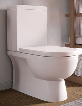 Austen Gloss White Close Coupled WC Pan With Cistern