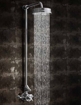 Crosswater Waldorf Thermostatic Shower Valve With Fixed Head - Image