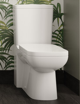Hudson Reed Arlo Closed Coupled WC Pan With Cistern And Soft-Close Seat - Image