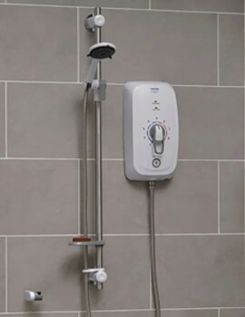 Triton Omnicare Ultra Plus Thermostatic Shower With Grab Riser Rail Kit - Image