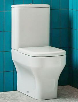 Roper Rhodes Accent 360 x 620mm White Rimless Close Coupled Pan And Cistern - Image