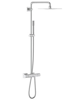 Grohe Rainshower F Series Thermostatic Chrome Shower System - 27469000 - Image