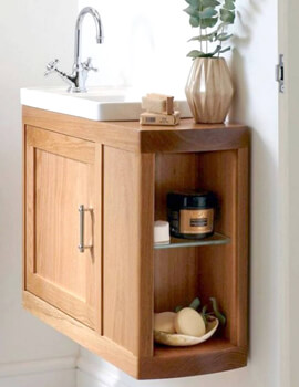 Thurlestone Cloakroom Offset Wall Hung Vanity Unit 695mm