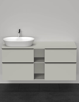 Duravit D-Neo 1400mm Wide 4 Drawer Wall Mounted Vanity Unit - Image