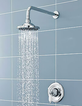Hudson Reed 152mm Fixed Round Shower Head Chrome - Image