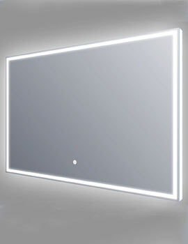 Frontline Luxe 600 x 800mm Aluminium Framed LED Mirror With Demister Pad
