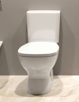 WhiteVille Smart White Close Coupled WC With Standard Seat