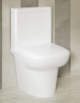 WhiteVille Onda White Close Couple WC Pan With Cistern And Soft Close Seat