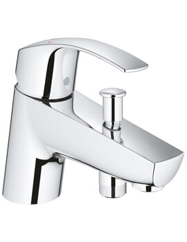 Grohe Eurosmart Single Lever Chrome Bath Shower Mixer Tap - 33412002 - Image