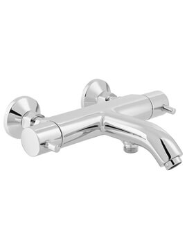 Vado Celsius Wall Mounted Chrome Thermostatic Bath Shower Mixer Tap - Image