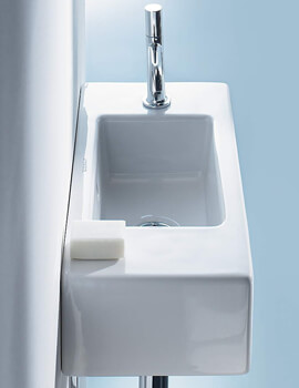 Duravit Vero White Alpin 500 x 250mm Furniture Handrinse Washbasin - Image