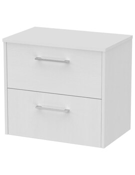 Hudson Reed Fusion 500mm Full Depth 2 Drawer Vanity Unit And Basin - CBI130