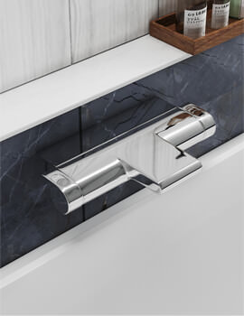 Grohe Grohtherm 2000 New Thermostatic Chrome Wall Mounted Bath Shower Mixer Tap - Image