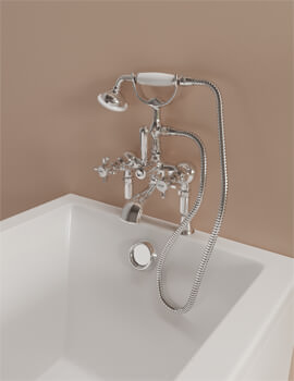 Imperial Westminster Deck Mounted Bath Shower Mixer Tap With Kit - Image