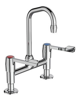 Markwik 1/2 Inch Pillar Mixers Tap With Swivel Spout