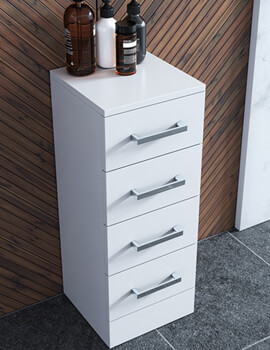 Storage Cabinet White Chipboard Bathroom Storage Shelf Organizer Cupboard Tidyard Bathroom Furniture Set 