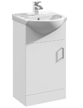 Small Vanity Units | Cloakroom Sink Cabinets | Slimline | QS Supplies