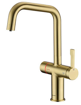 Clearwater Magus 4-In-1 Boiling Brushed Brass Water Tap With Filter - Image